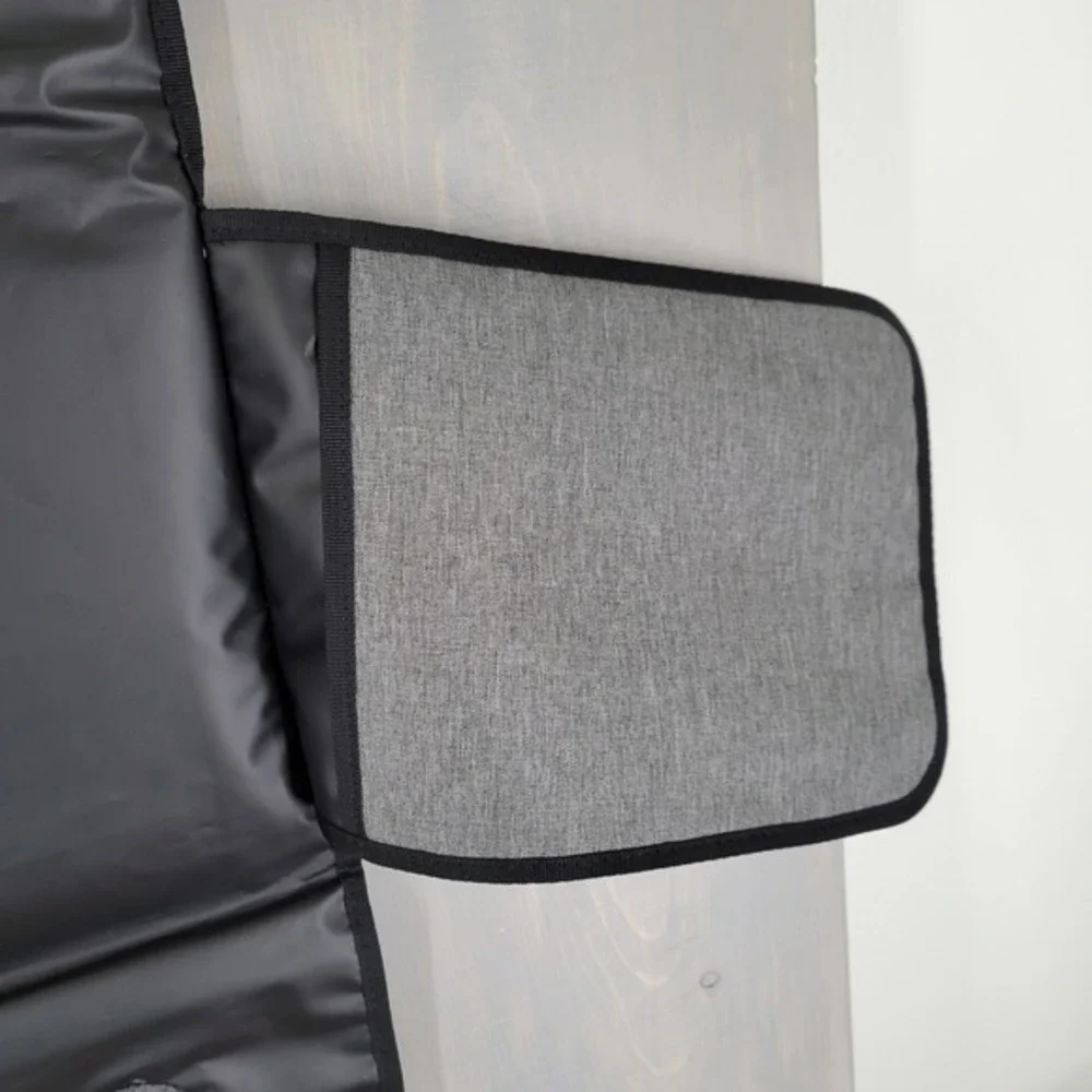 Releone‎ Portable Changing Pad Baby OS Gray Foldable Travel Clutch